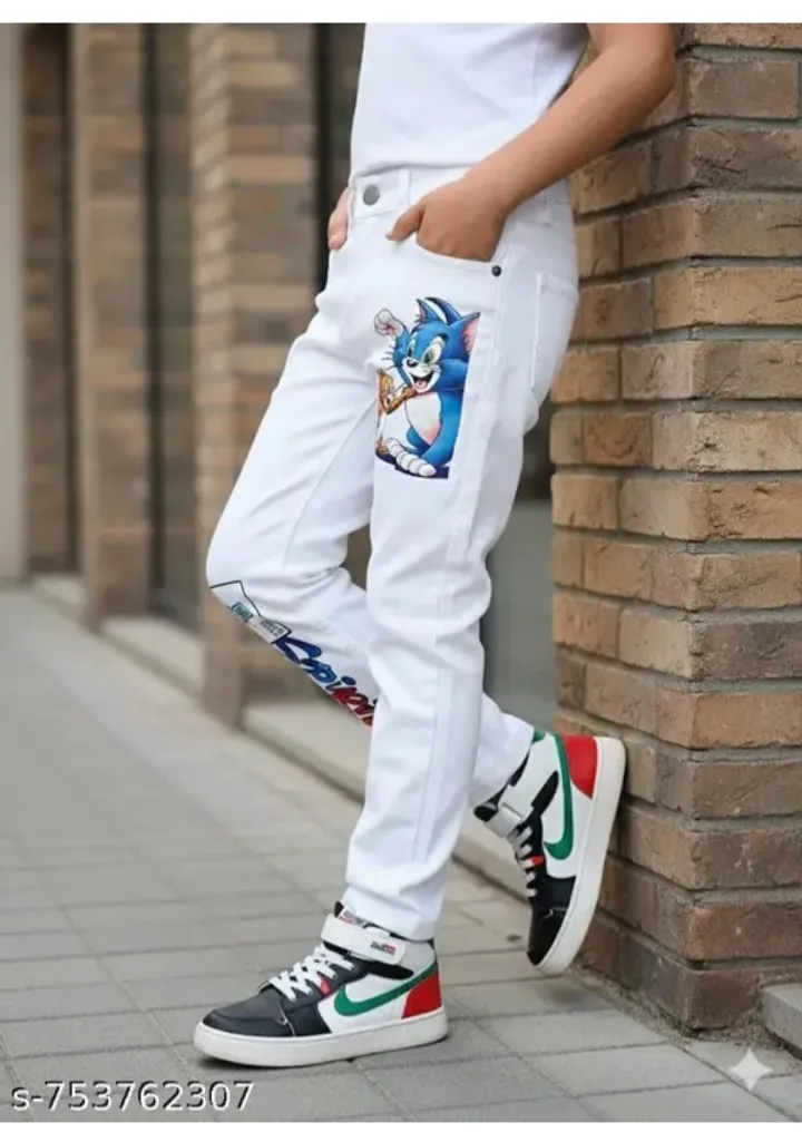 New fashionable stylish denim jeans  S-753762307 (1 years)