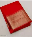 365 TREND New Fancy Organza Saree Plain Saree G-553223547