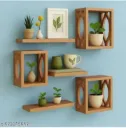 Redrold Expert Enterprises Modern Wooden Floating Wall Shelves for Living Room S-673385067