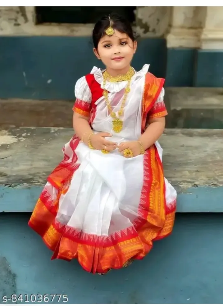 Baby/little girl saree ready made with blouse,  s-841036775