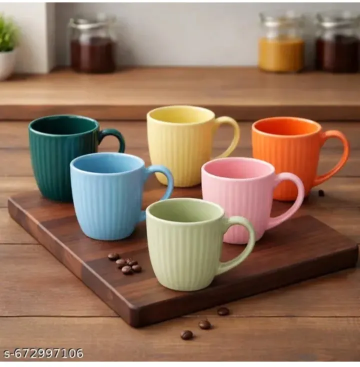 [S-672997106] SG Ceramics beautiful latest trendy multicolor (pink, green, orange
