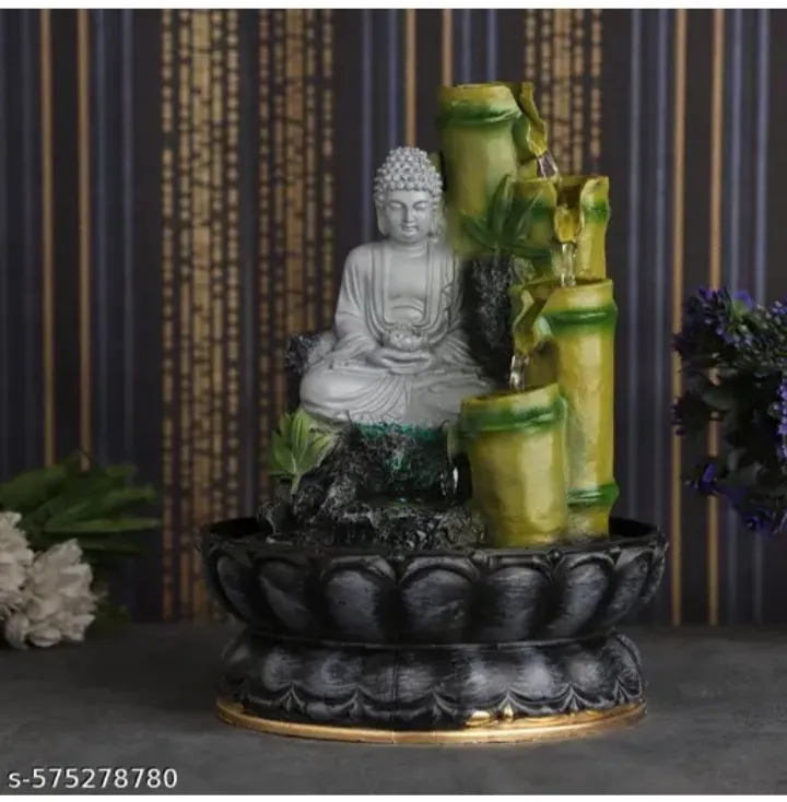 [s-575278780] Beautiful home decoration Indian cultural art Buddha and waterfall