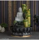 Beautiful home decoration Indian cultural art Buddha and waterfall