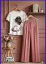 TUZI Top Bottom Set for Women and Girls College Wear, Women...