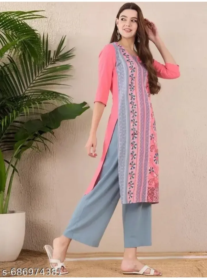Premium American Crepe Kurta for Women