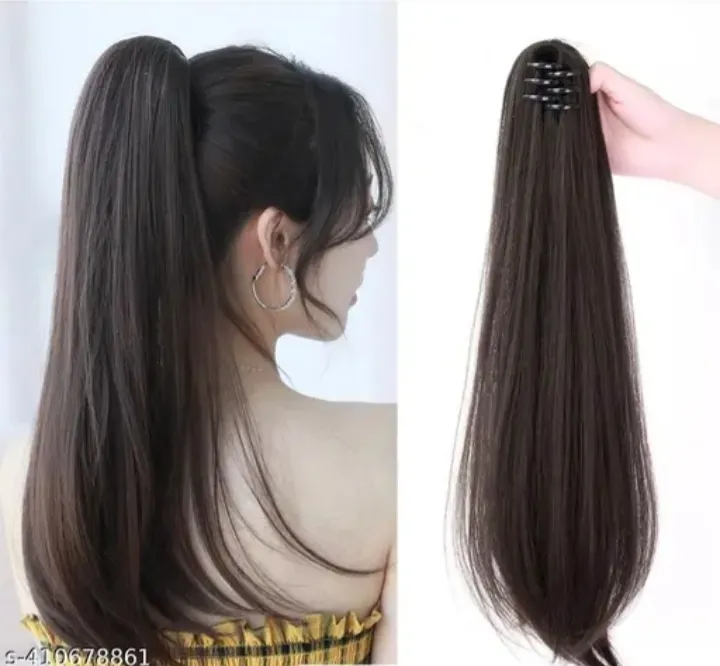 [S-410678861] sugna hair style brown color synthetic hair accessories/hair knots...