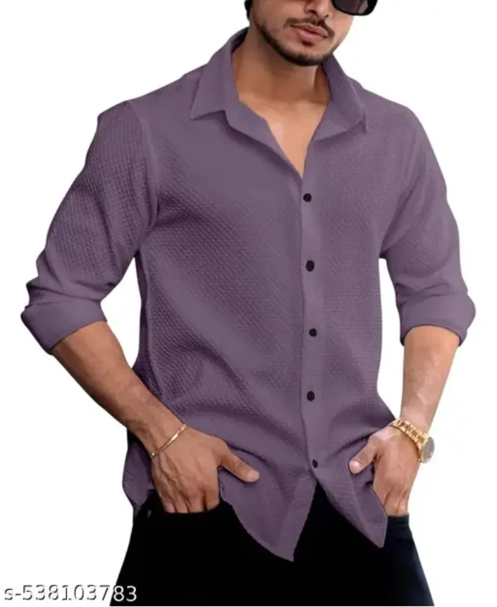 stylish Snake Linen Fill Cotton Shirt, s-538103783 (Xl)